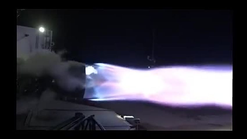 Spacex's Raptor Engine Test