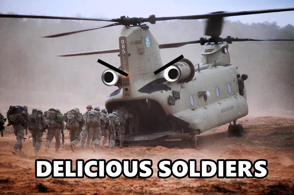 delicious soldiers