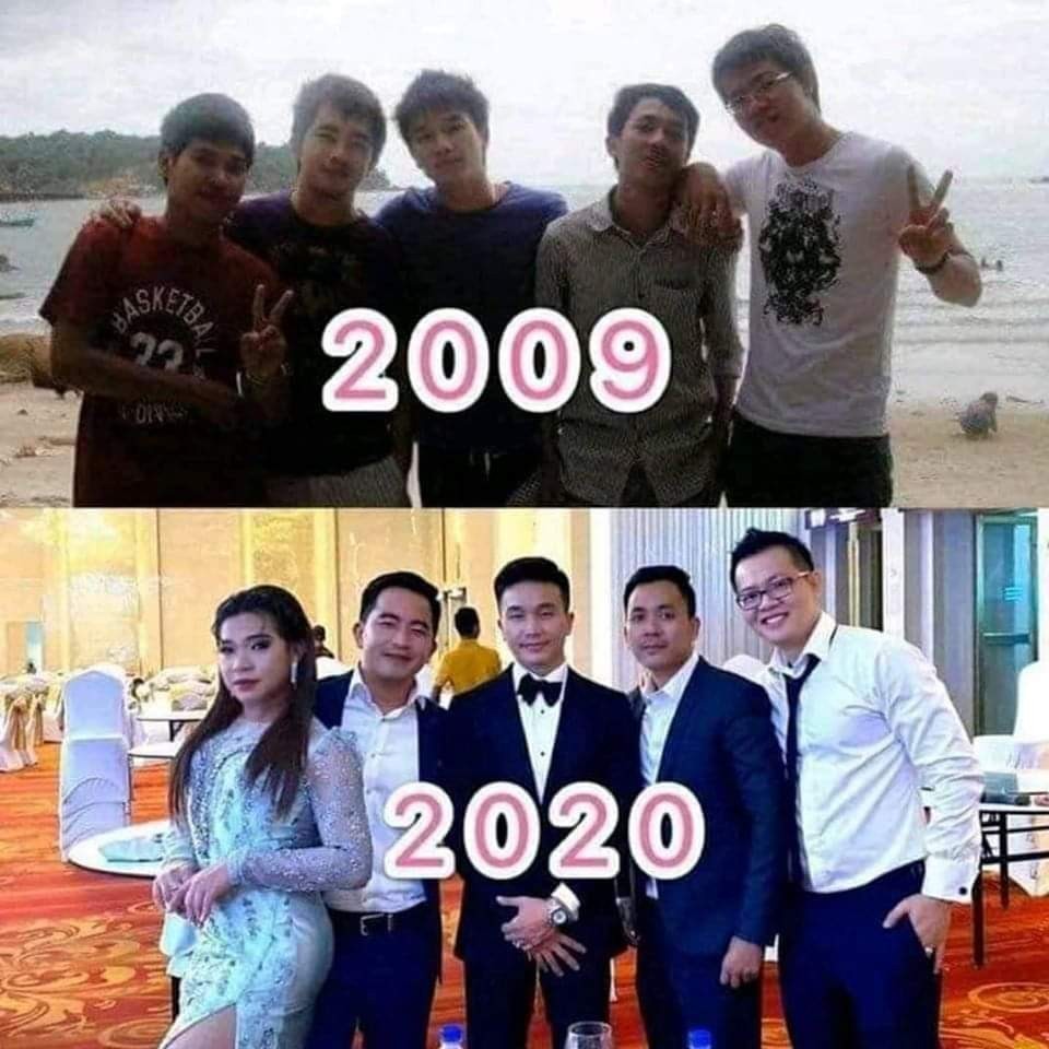 Time changes people 