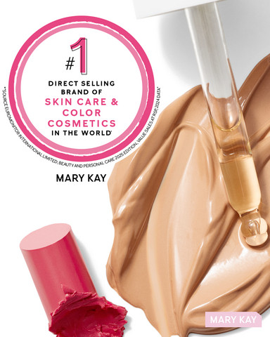 Several fan-favorite products contribute to Mary Kay’s #1 status, including the iconic TimeWise® skincare line, the dermatologist validated Clinical Solutions® skincare line, the Mary Kay® Oil-Free Eye Makeup Remover beloved by influencers and celebrities, the Mary Kay® Ultimate Mascara™, the Mary Kay Unlimited® Lip Gloss, and the Mary Kay® Waterproof Eyeliner, to name a few. (Photo Courtesy: Mary Kay Inc.)