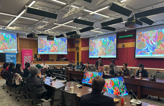 캐나다 전시 현장(제공=한국국제문화교류진흥원)