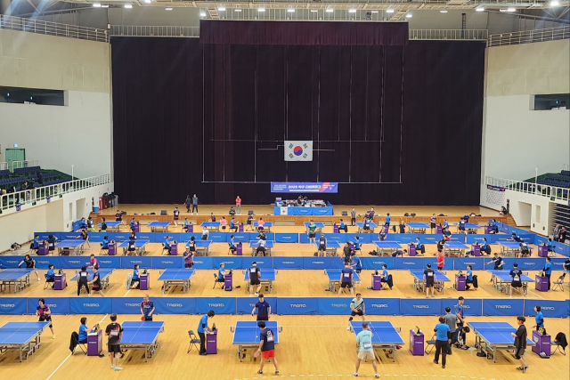 2025 탁구 디비전리그 부산 본선리그 현장