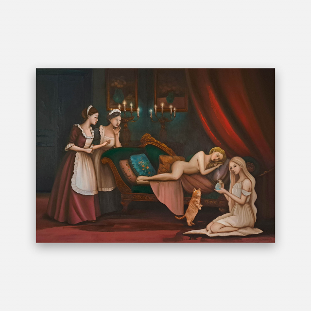 완두콩 공주 3_Oil on Canvas 100x72.7cm