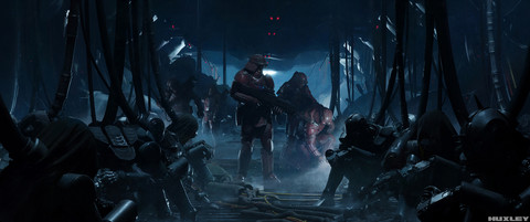 HUXLEY: The Oracle book illustration