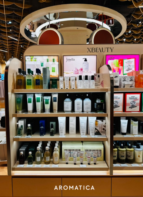 중동 뷰티 전문 리테일 엑스뷰티(X Beauty)에 입점한 아로마티카