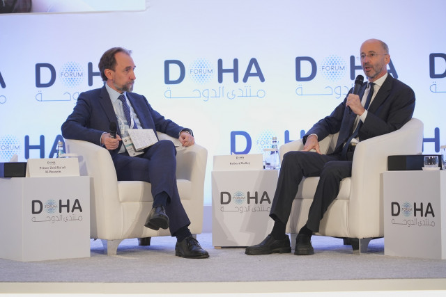 Doha Debates spotlighted the practice of high-stakes negotiation with a special live episode of its award-winning podcast with Foreign Policy, The Negotiators, at Doha Forum, following the launch of the podcast series’ fifth season on December 1. (Photo: AETOSWire)