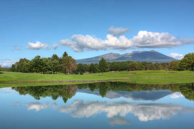 홋카이도 타루마에 컨트리클럽 전경