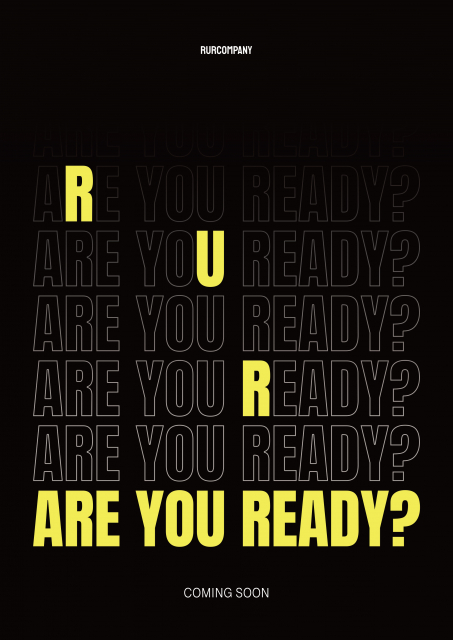 알유알컴퍼니 ‘ARE YOU READY?’ 티징 포스터