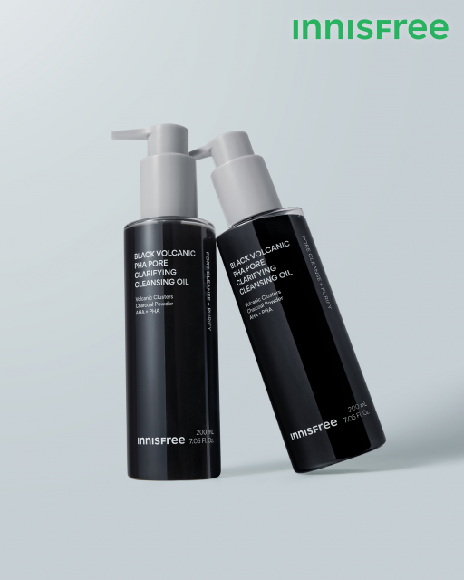 이니스프리, ‘블랙 화산송이 파하 모공 클렌징 오일’ 출시