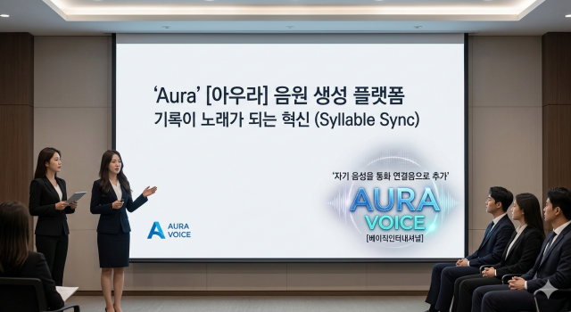 핵심 기술인 Syllable Sync(음절 동기화)를 통한 고품질 음원 생성과 자기 음성을 통화 연결음(비즈링)으로 변환하는 초개인화 서비스를 제공한다