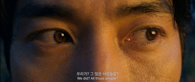 ‘THE LAST EDEN’은 AI 생성 영상임에도 눈썹의 결, 흰자위 핏줄, 피부 모공 등 인간의 미세한 디테일까지 정밀하게 표현해 실사 영상에 근접한 완성도를 보여준다