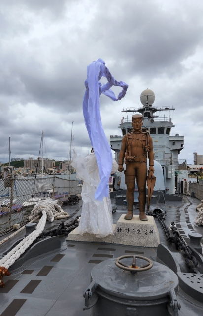 이희숙 고살풀이춤 보유자의 천안함 위령무 공연