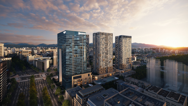 대구 어나드범어 전경